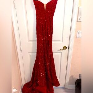 00, Red, Castle Couture Sherri Hill dress